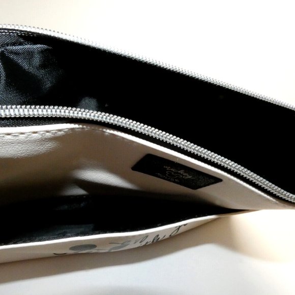 Disney Mickey Mouse Cosmetic Bag White w/ Removable Pouch Travel Case Makeup NWT - Picture 8 of 12